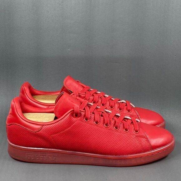 adidas Stan Smith Scarlet mens sneaker shoes size 11 - Picture 1 of 8